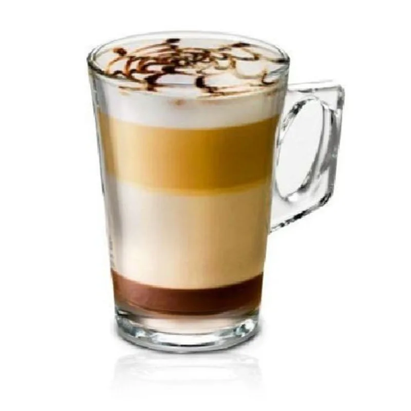 Kit 6 Copos 150ml Experience De Vidro Capuccino Lyor