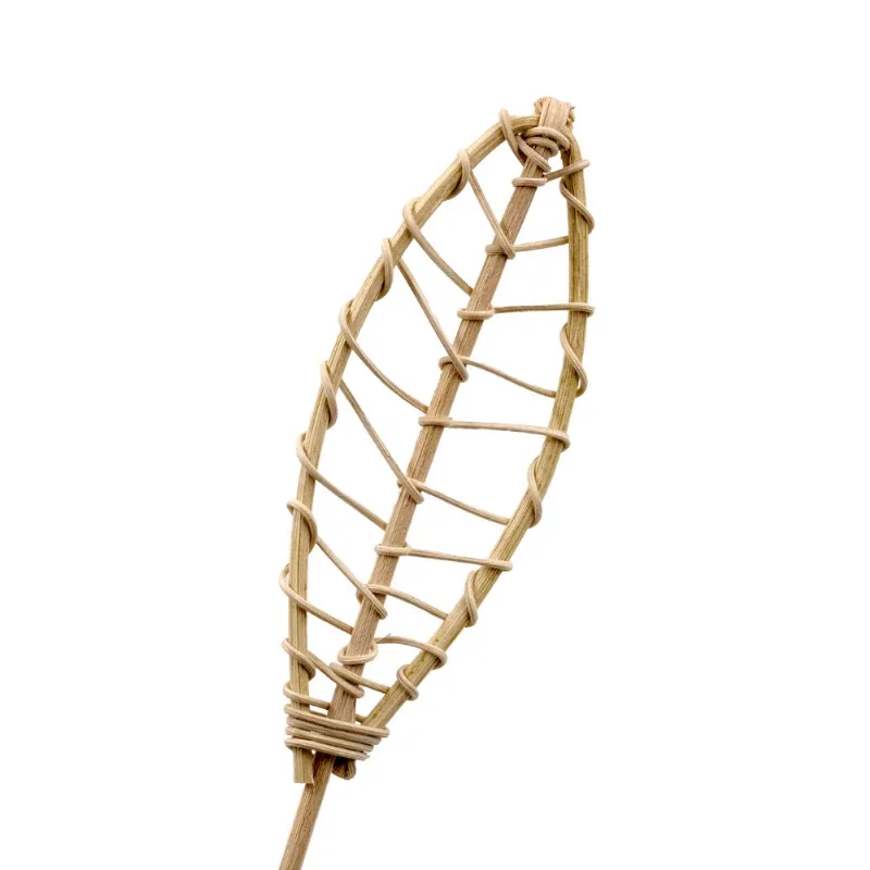 Vareta Folha Trançada 04X28cm Para Aromatizador Em Rattan Com 20 Peças 283 - Bege