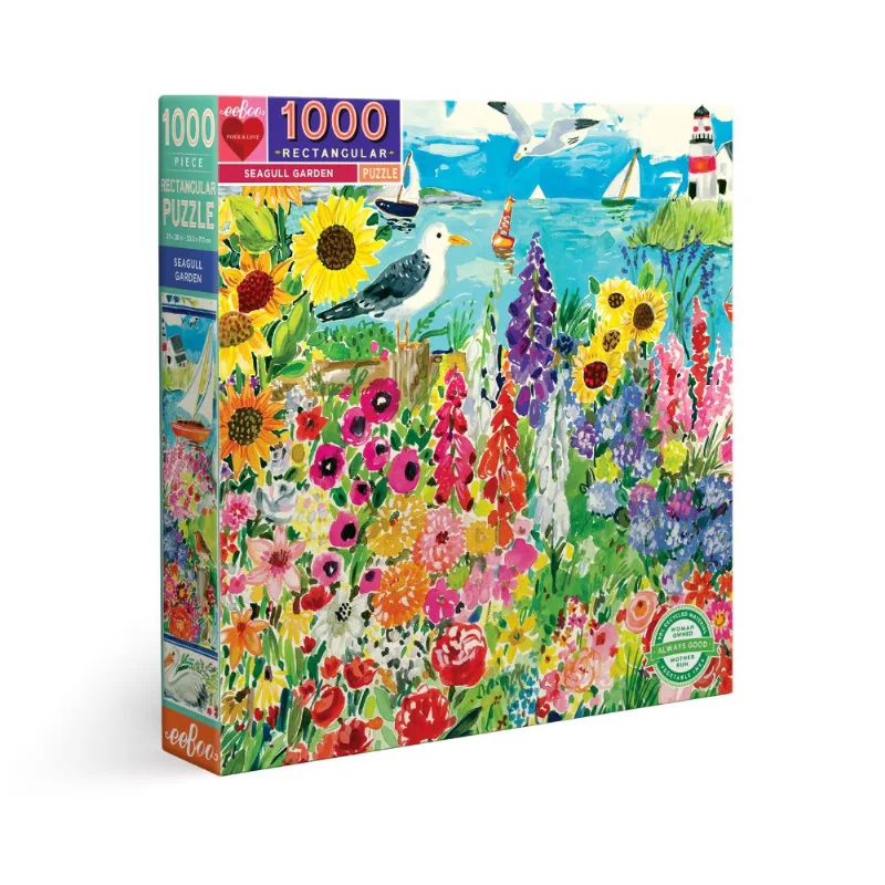 Puzzle Quebra-cabeça importado eeBoo - Seagull Garden - 1000 peças