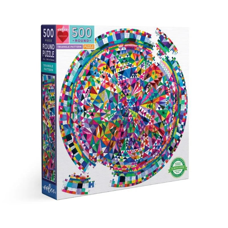 Puzzle Quebra-cabeça importado eeBoo - Triangle Pattern - 500 peças