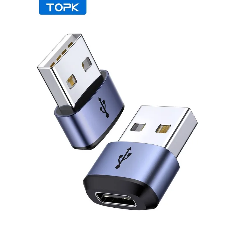 Topk At13 Usb C Para Usb Macho Adaptador Usb Fêmea (tipo-c) Para U