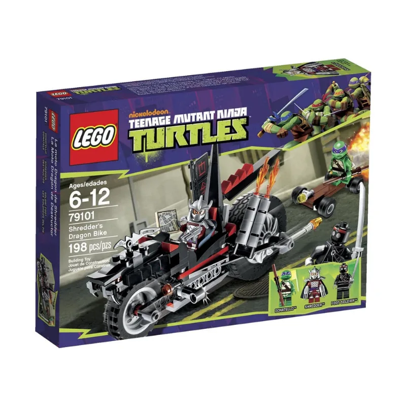 Lego Tartarugas Ninja Bicicleta Dragão Shredder (79101)