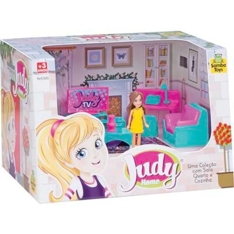 Coleção Judy Samba Toys Sala e boneca un