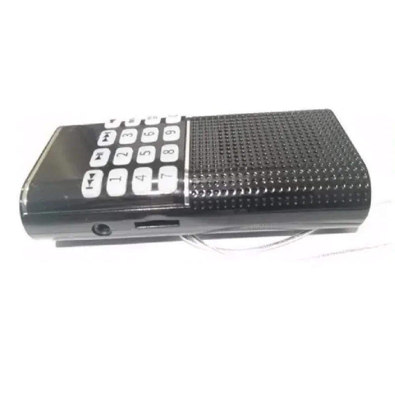 Gravador De Voz Com Radio Fm Entrada Fone Recarregavel