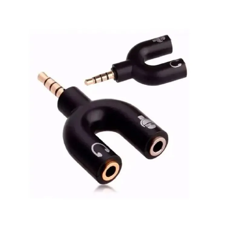 Adaptador P3/P2 Fone Microfone Headset Kp-2089 Xtrad