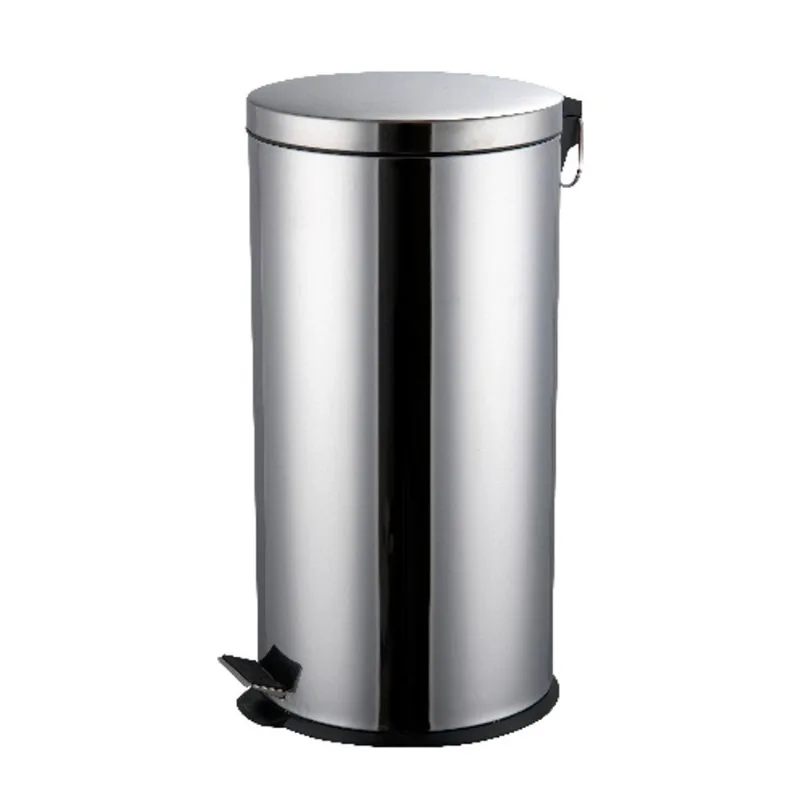 Lixeira em Aço Inox Brilhante 40L Coisas Coisinhas