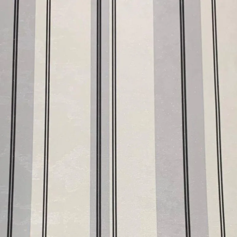 Papel De Parede Santorini Listrado Cinza Sn9146