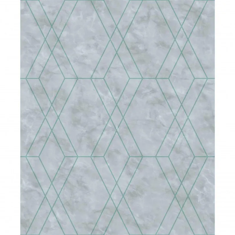 Papel De Parede Modern Maison Geometria Em Mármore Mm557702 - Rolo 10m X 0,52m