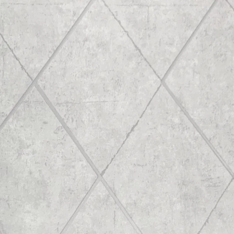 Papel De Parede Santorini Geométrico Cinza Sn132
