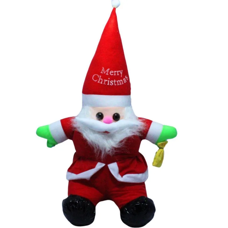 Papai Noel Boneco Pelucia 50 Cm Enfeite De Natal