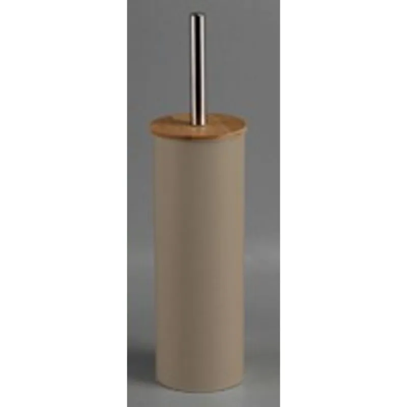 Porta Escova Sanitário Bambu Bege