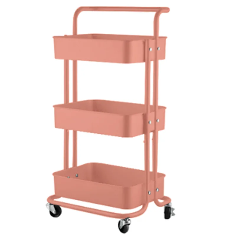 Carrinho Ikea Metal Rosa