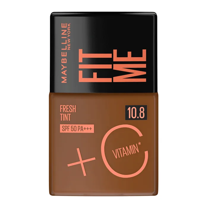 Base Líquida Maybelline Fit Me Fresh Tint FPS50 Cor 10.8 Vitamina C 30ml - Maybelline - Base
