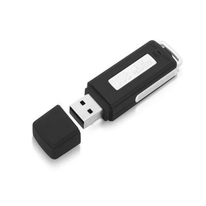 Gravador De Voz Espião De 8gb Grava Conversas Secretamente