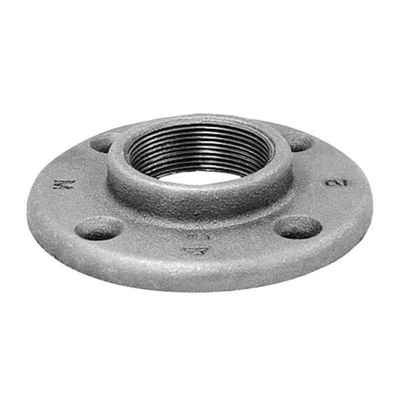 Bigorna De Flange De Piso De 1-1/4 Pol. Ferro Maleável Fpt