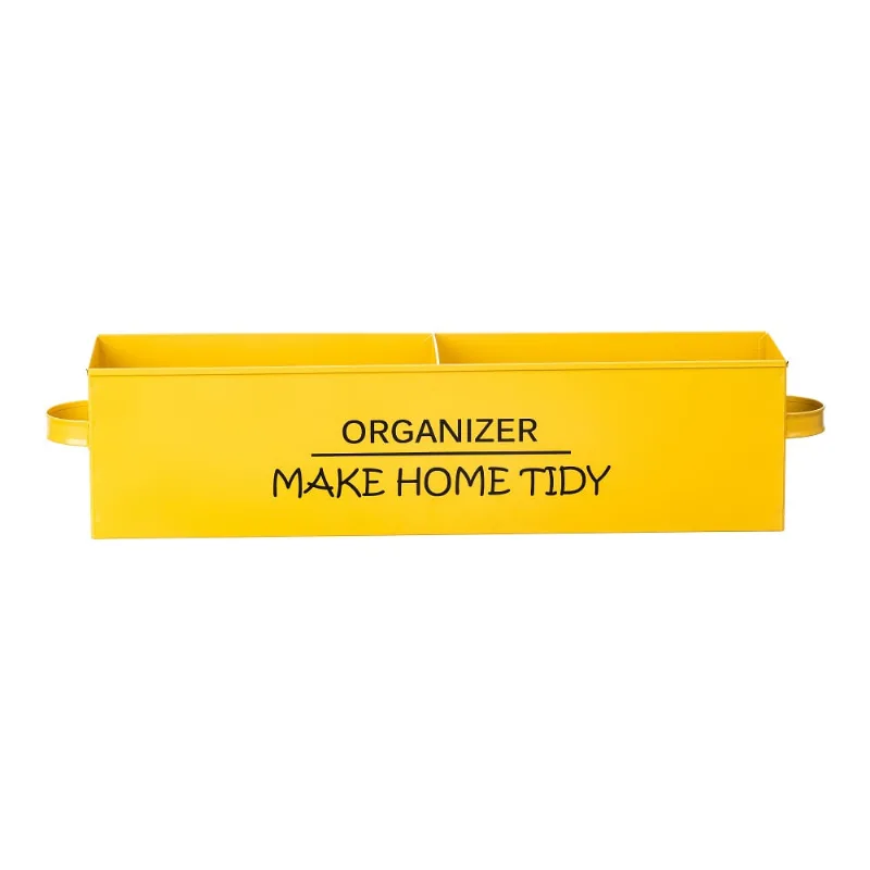 Organizador Com 2 Compart. Mostarda Coisas Coisinhas