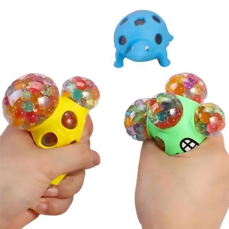 Brinquedo Antiestresse Stress Ball Orbeez Squishy Dino No 16 para Aliviar Estresse com Bolinhas - OUTRAS - Brinquedos