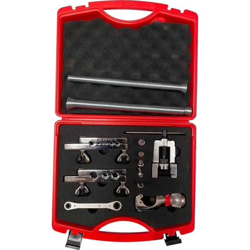 CONJUNTO REFRIGERISTA C/CORTADOR+FLANGEADOR+MOLA - ROTHENBERGER