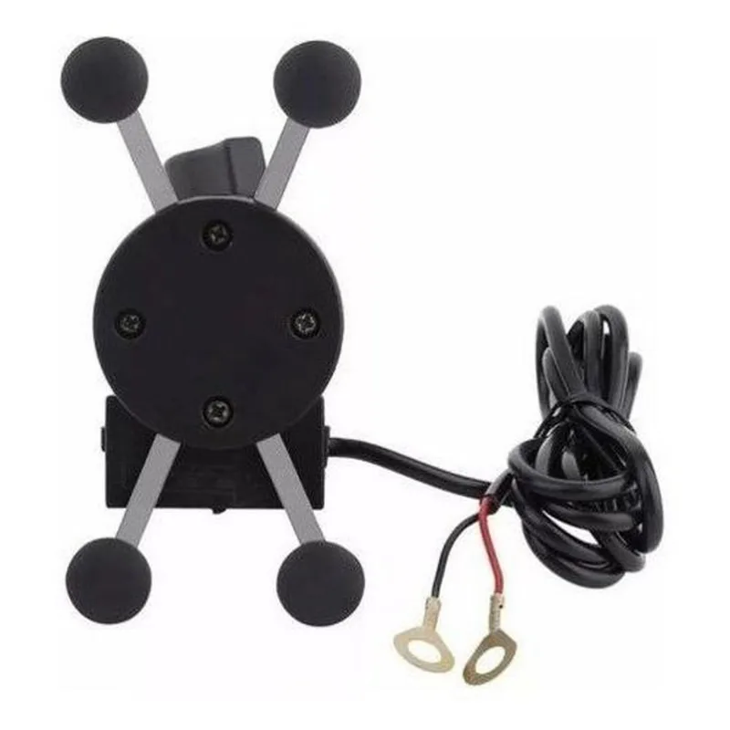 Suporte Carregador Em X Garra Para Celular Moto Universal