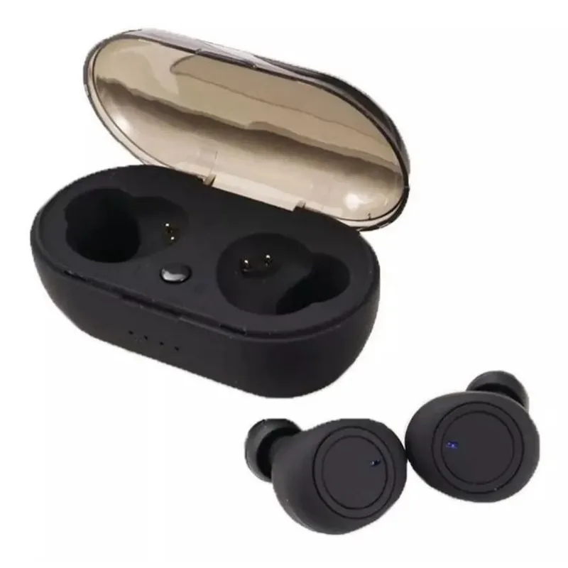 Fone De Ouvido Dual Bluetooth 5.0 Tws-5 Sem Fio Duplo Air - preto