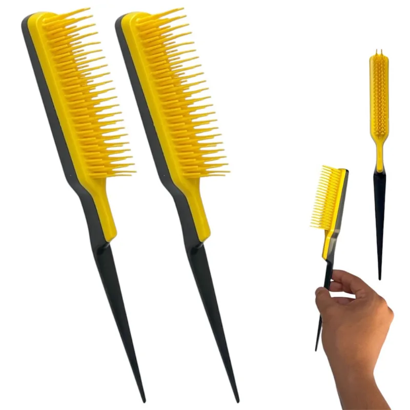 Pente Fitagem Cabelo Ondulado Crespo Cacheado 2 Unidades