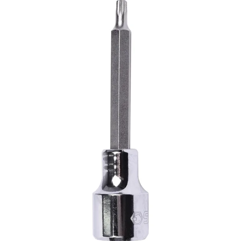 Soquete Torx T20 Longo Macho Encaixe 1/2" Sata