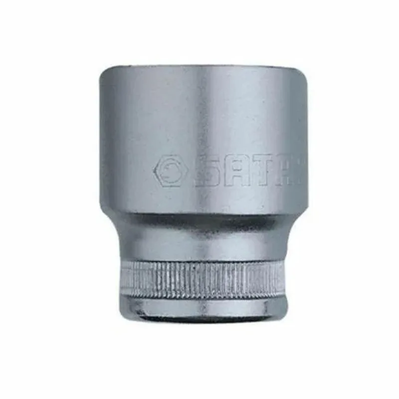 Soquete Estriado Sata 1/2" 3/8" Cromo Vanádio