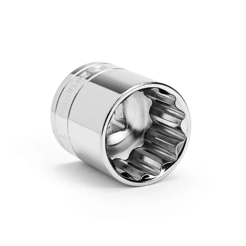 Soquete Estriado Sata Cromo Vanádio 3/4" 1.1/8"
