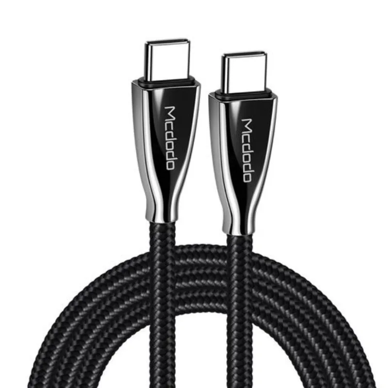 Cabo Carregador E Dados 60w/3a Usb Tipo C 2,0m Preto