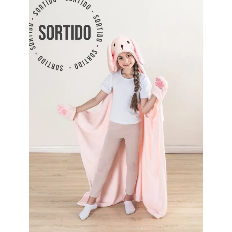 Manta Infantil com Capuz Sortida Member's Mark