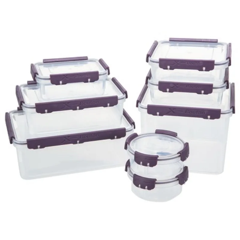 Conjunto Potes De De Plástico Com Unidades Fontal