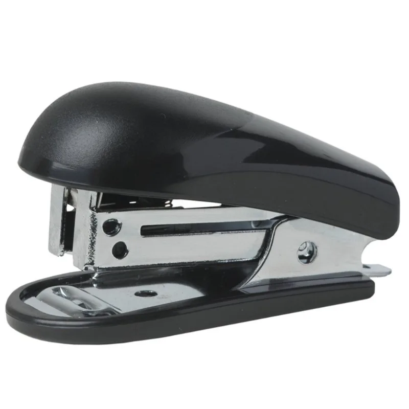 Grampeador de Plástico Mini cor Preto para 25 Folhas Ref. 5513 Genmes