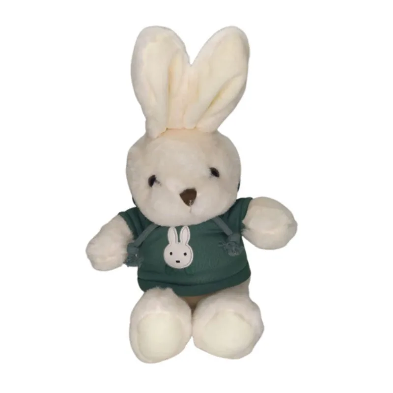 Boneco Coelho Pelúcia Com Casaco Removível 40cm Sortido