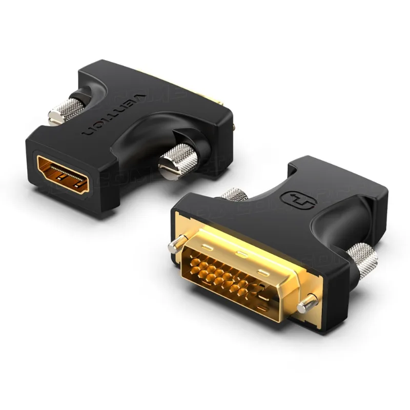 Conector Conversor dvi-d Dvi 24 + 1 Pinos X hdmi 1080p Monitor