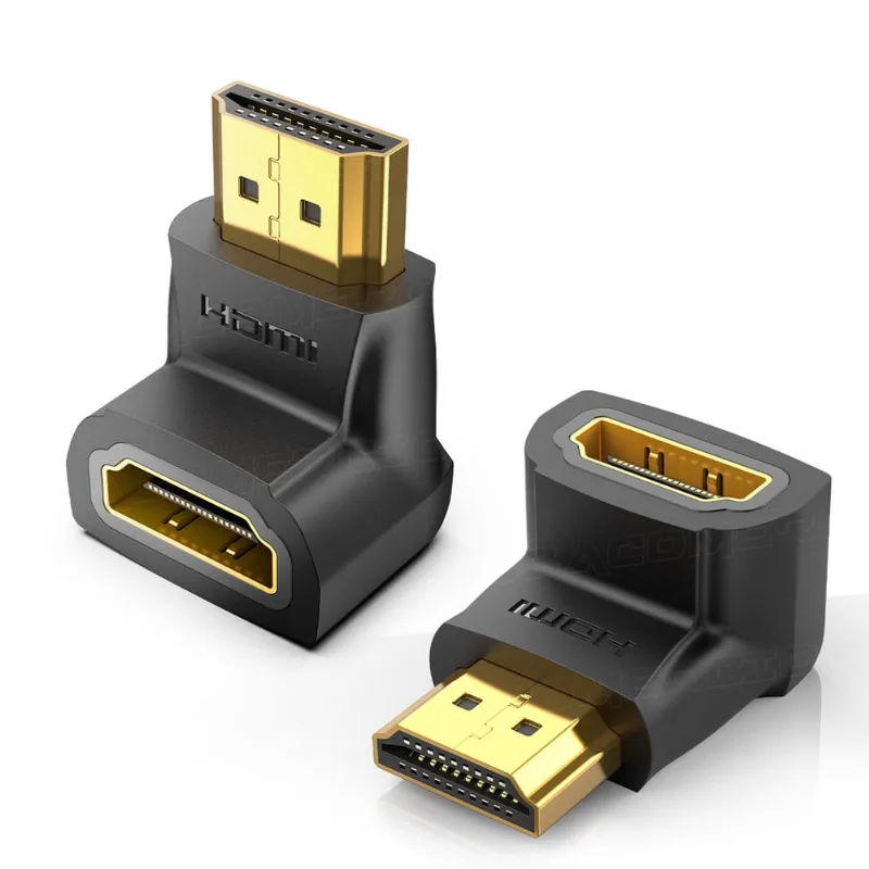 Adaptador Hdmi - 90º Graus L Macho X Fêmea 2.0 Tv Painel