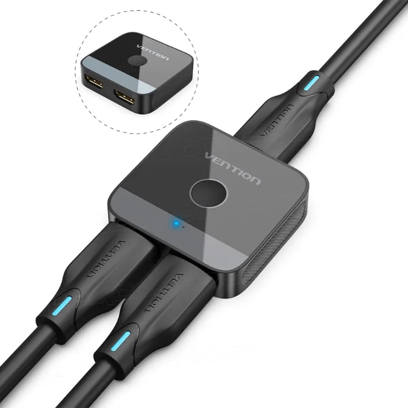 Dispositivo Seletor de Sinal hdmi de Video Entre 2 Telas