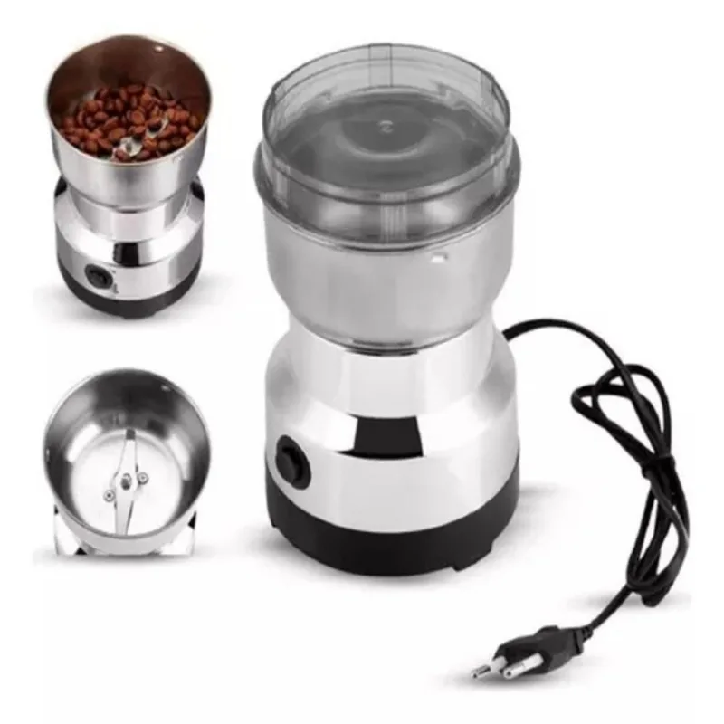 Moedor de Café Elétrico 200W Bivolt Aço Inoxidável Portátil Utibom