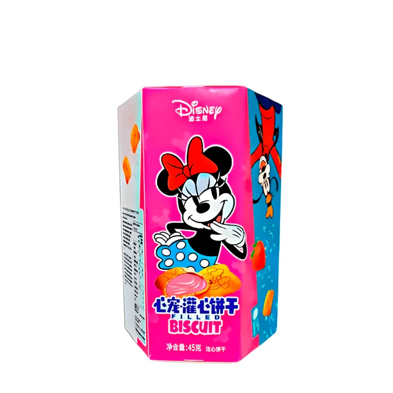 Biscoito Recheado Sabor Morango Minnie Sandwich Biscuit– 45g