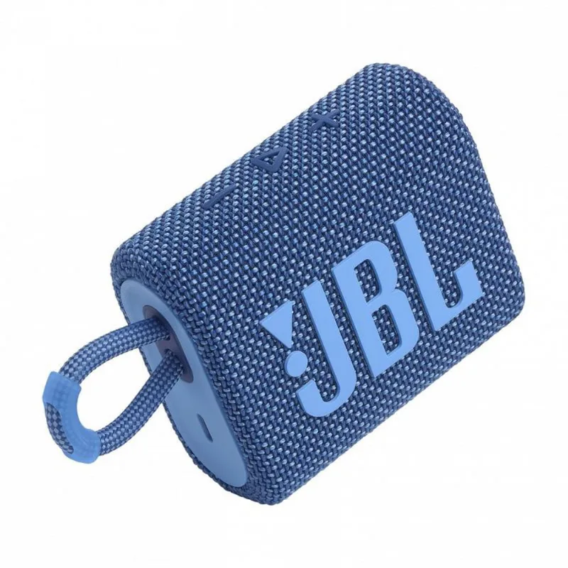 Caixa de Som Portátil Bluetooth jbl Go 3 Eco Azul