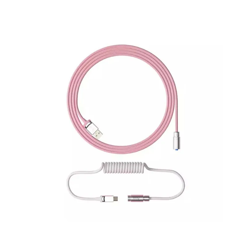 Cabo Enrolado Aviator Akko Sakura USB-A Para Usb-C Preto (MP)
