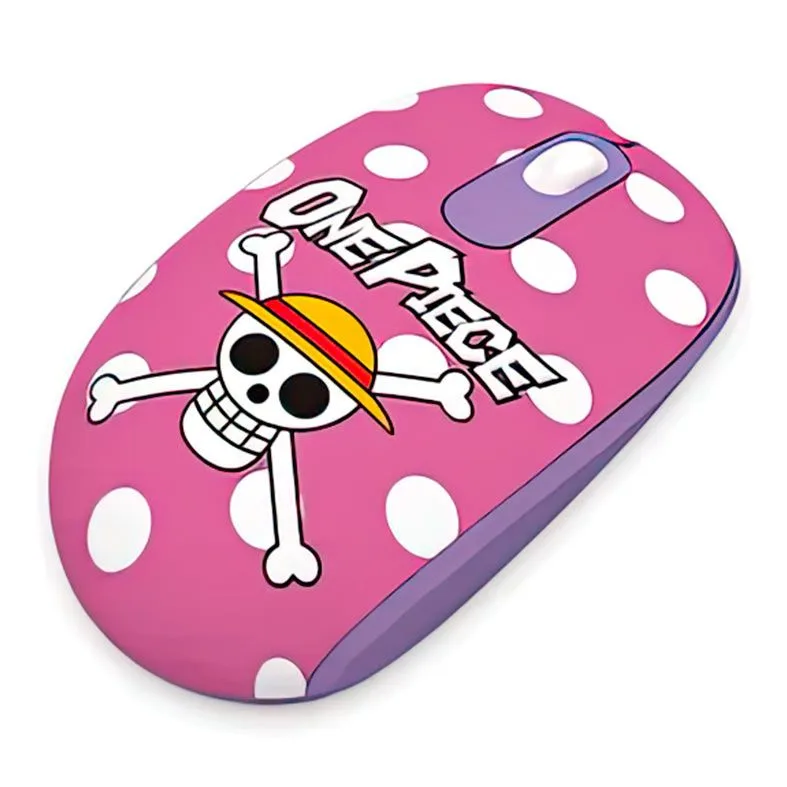 Mouse Wireless One Piece Roxo E Rosa Smart 1 - Akko - LC - Tecnologia