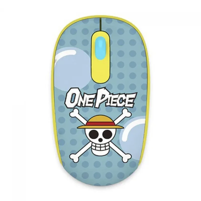 Mouse Wireless One Piece Azul E Amarelo Smart 1 - Akko - LC - Tecnologia