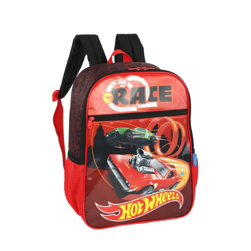 Mochila com Alça Hot Wheels Let´s Race Vermelho - Luxcel