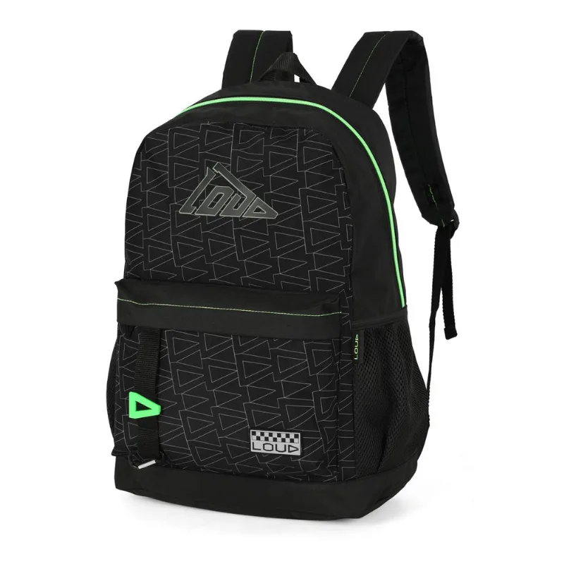 Mochila Escolar de Costas Loud Preto - Luxcel