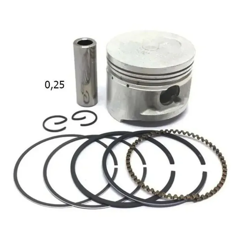 Pistao Motor Shineray Traxx50 Com Aneis 75cc 0.25 Normal