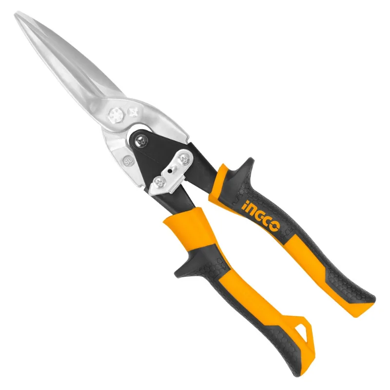 Tesoura de Aviação Corte Reto Bico Longo 12" Ingco HTSN0112S HTSN0112S