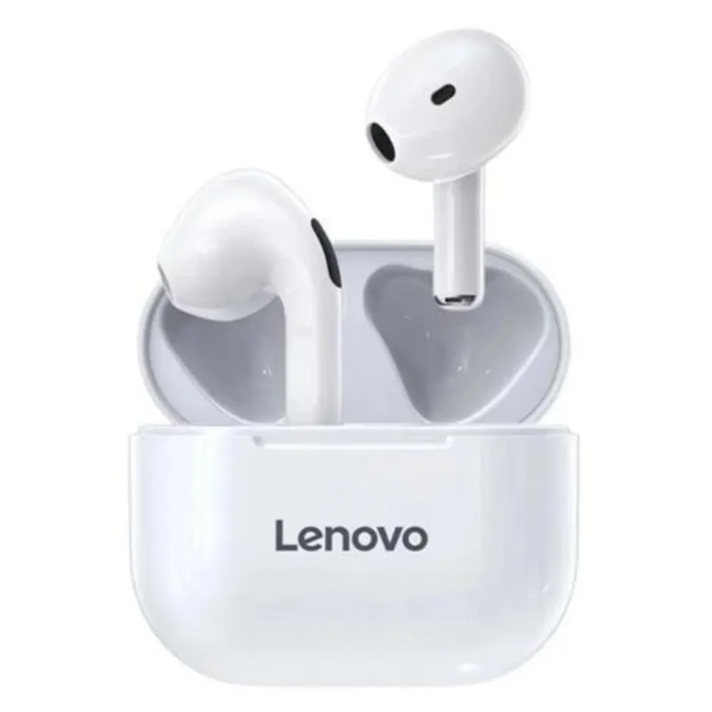 Fone De Ouvido Lenovo Livepods Lp40 Bluetooth Branco