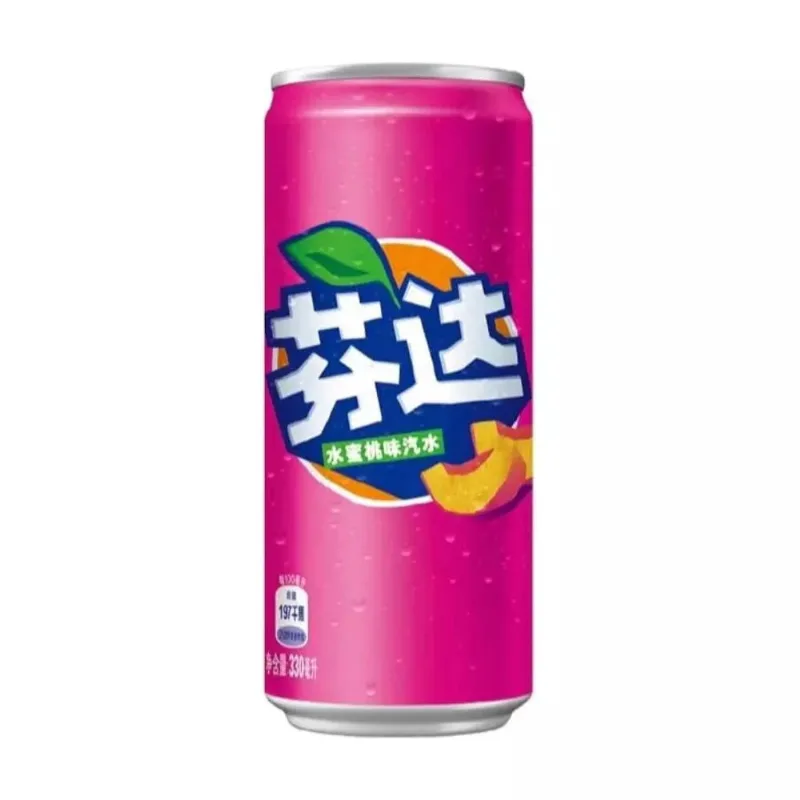 Refrigerante Fanta Peach Pessego China 330 ml