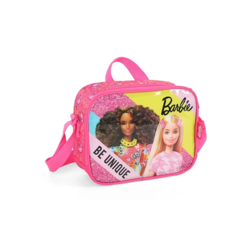 Lancheira Térmica Escolar Barbie Be Unique Pink - Luxcel