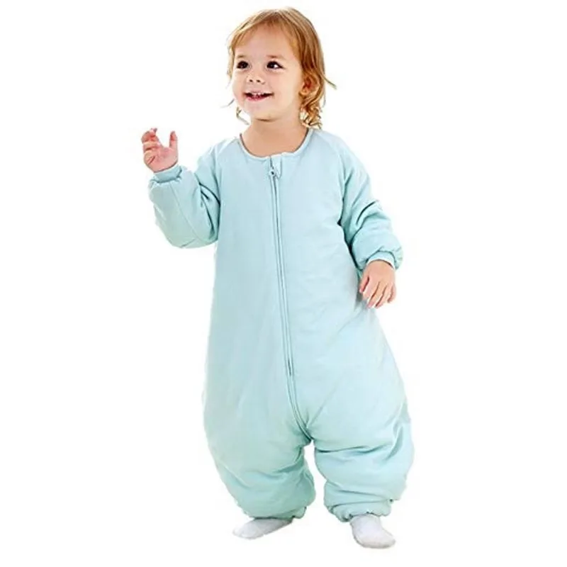 Saco de sono bebê restcloud com pés inverno, cobertor vestível com pernas, saco para criança engrossa 2.5 tog (2T-4T Ano, Grande)